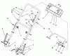 Toro 20462 - Super Recycler Lawnmower, 1995 (5900001-5999999) Ersatzteile HANDLE ASSEMBLY (MODEL NO. 20462 ONLY)