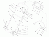 Toro 20464 - Super Recycler Lawnmower, 1996 (6900001-6999999) Ersatzteile HANDLE ASSEMBLY
