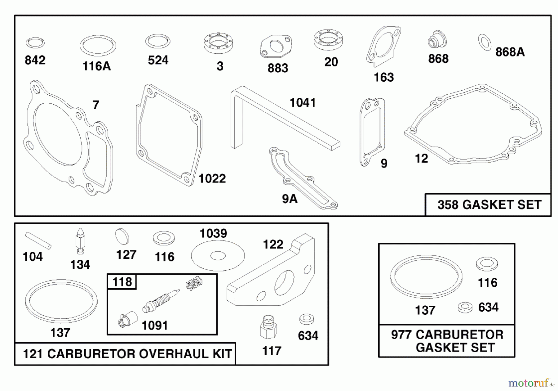 Toro Neu Mowers, Walk-Behind Seite 1 20466 - Toro Lawnmower, 1996 (6900001-6999999) ENGINE GTS 150 (MODEL NO. 20465 ONLY) #8