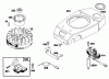 Toro 20465 - Super Recycler Lawnmower, 1995 (5900001-5999999) Ersatzteile ENGINE GTS 150 (MODEL NO. 20466 ONLY)(MODEL NO. 97777-0311-A1) #6