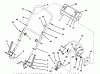 Toro 20465 - Super Recycler Lawnmower, 1995 (5900001-5999999) Ersatzteile HANDLE ASSEMBLY (MODEL NO. 20465 ONLY)