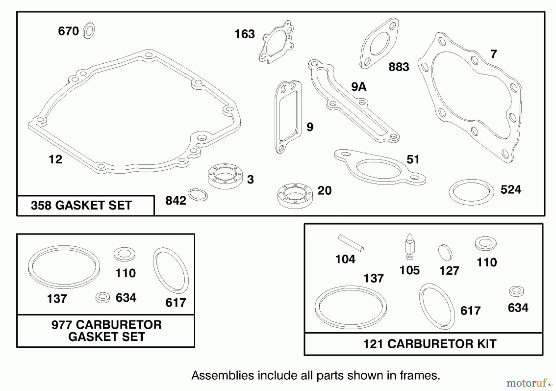 Toro Neu Mowers, Walk-Behind Seite 1 20470 - Toro Super Recycler Lawnmower, 1997 (7900001-7999999) ENGINE BRIGGS & STRATTON MODEL 12H802-0658-01 #8