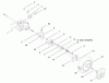 Toro 20470 - Super Recycler Lawnmower, 1997 (7900001-7999999) Ersatzteile REAR AXLE ASSEMBLY