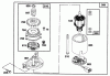 Toro 20472 - Super Recycler Lawnmower, 1996 (6900001-6999999) Ersatzteile ENGINE BRIGGS & STRATTON MODEL 128807-0658-01 #7