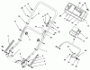 Toro 20472 - Super Recycler Lawnmower, 1996 (6900001-6999999) Ersatzteile HANDLE ASSEMBLY (MODEL NO. 20473 ONLY)