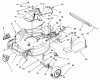 Toro 20472 - Super Recycler Lawnmower, 1996 (6900001-6999999) Ersatzteile HOUSING ASSEMBLY