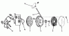 Toro 20474 - Guardian Lawnmower, 1975 (5000001-5999999) Ersatzteile REWIND STARTER NO. 590519 (MOWER MODEL NO. 21610)(ENGINE NO. TNT 100-10043)