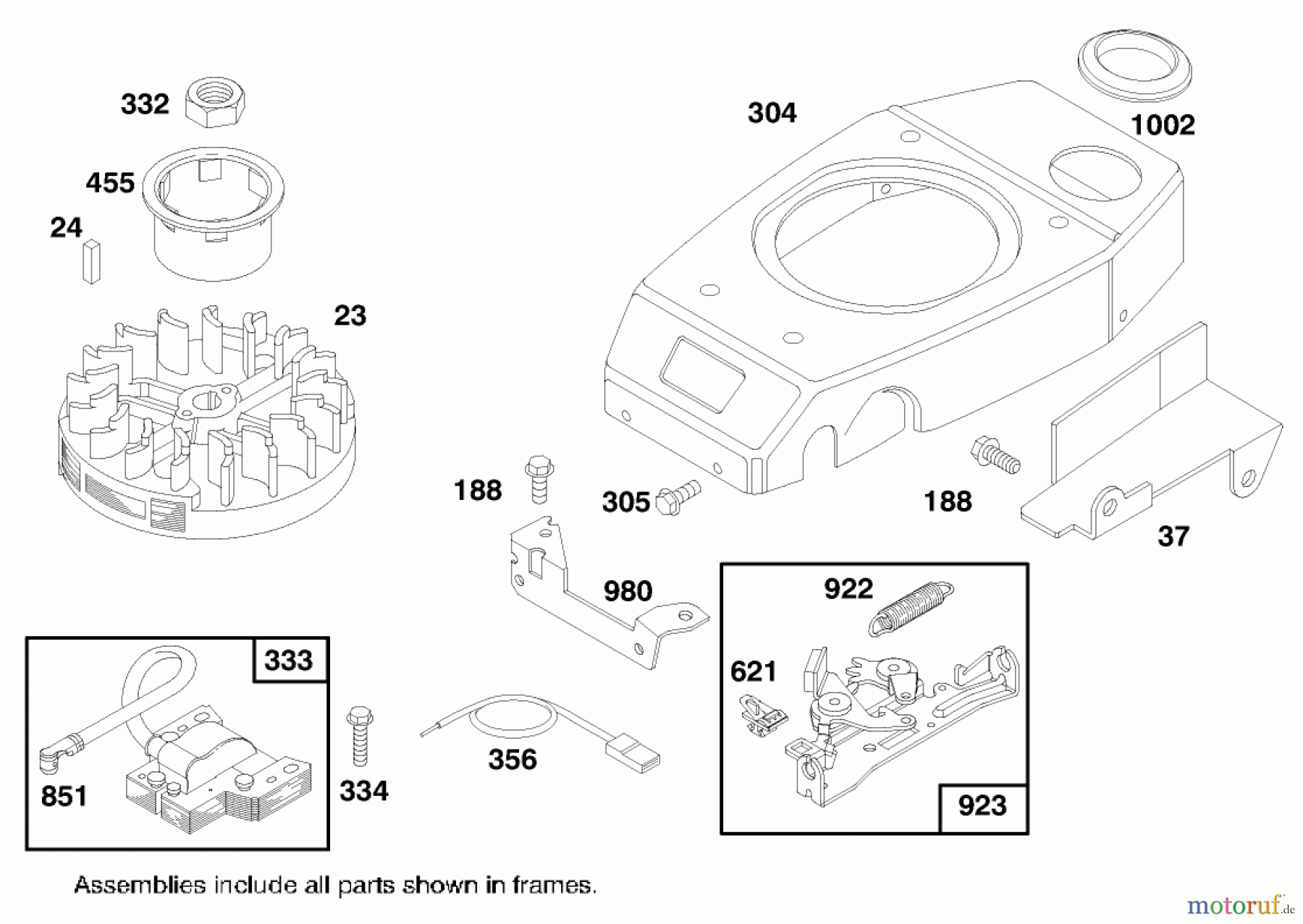 Toro Neu Mowers, Walk-Behind Seite 1 20474 - Toro Super Recycler Lawnmower, 1996 (6900001-6999999) ENGINE GTS 150 #7