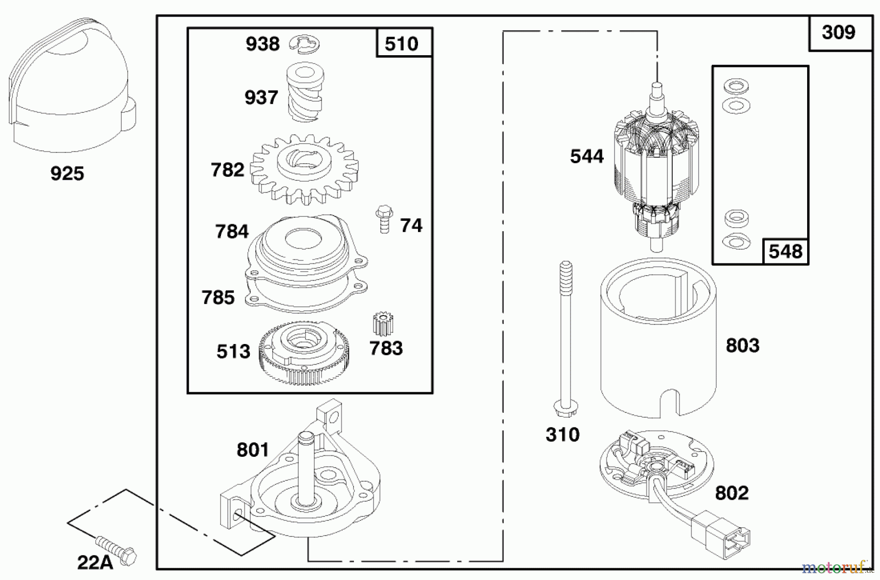 Toro Neu Mowers, Walk-Behind Seite 1 20475 - Toro Lawnmower, 1996 (6900001-6999999) ENGINE GTS 150 (MODEL NO. 20476 ONLY) #9