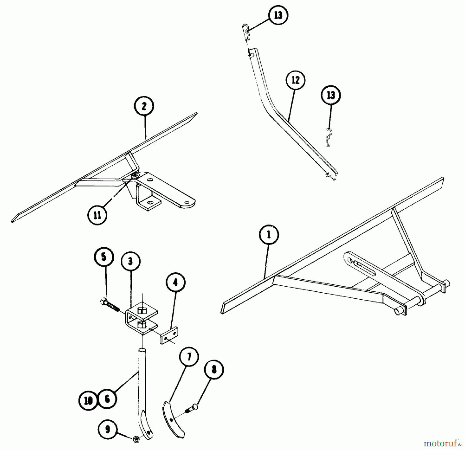  Toro Neu Accessories, Tiller/Cultivator 67-34CM01 - Toro 34