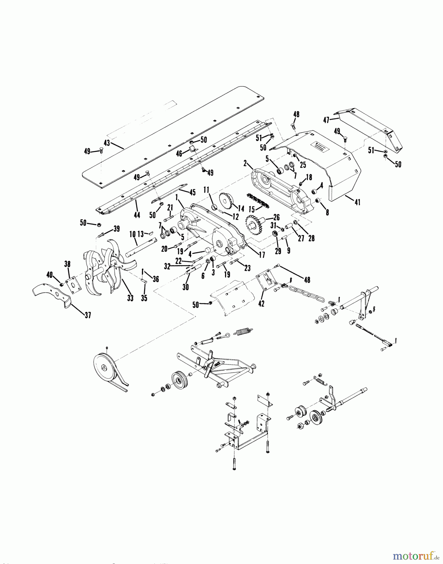Toro Neu Accessories, Tiller/Cultivator 67-36TL01 - Toro 36