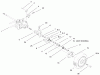 Toro 20486 (SR-21OS) - Super Recycler Mower, SR-21OS, 1998 (8900001-8999999) Ersatzteile REAR AXLE ASSEMBLY