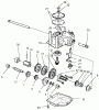 Toro 20487 (SR-21OSBB) - Super Recycler Mower, SR-21OSBB, 1998 (8900001-8999999) Ersatzteile GEAR CASE ASSEMBLY