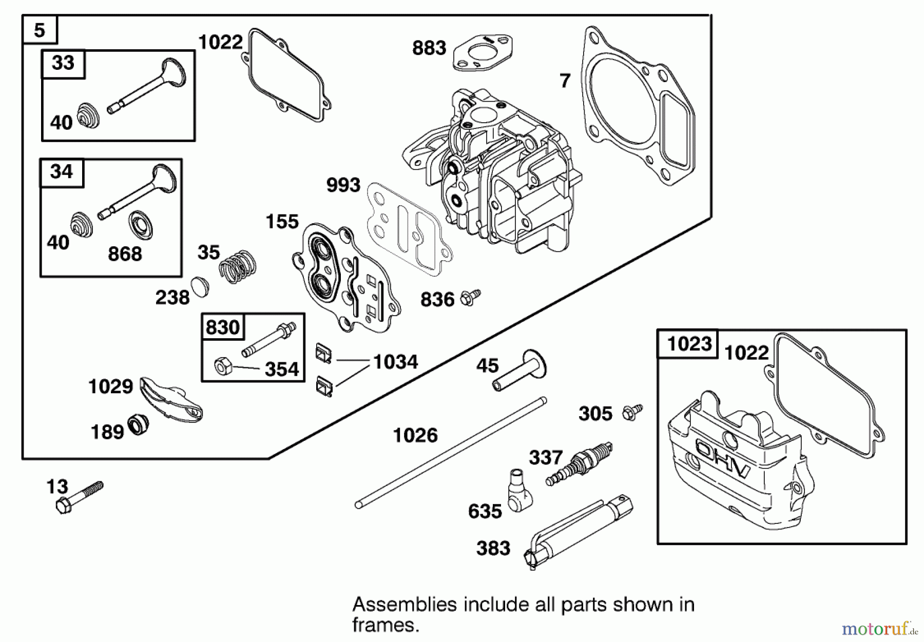 Toro Neu Mowers, Walk-Behind Seite 1 20487 (SR-21OSBB) - Toro Super Recycler Mower, SR-21OSBB, 1999 (9900001-9999999) ENGINE GTS-200 #2