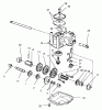 Toro 20487 (SR-21OSBB) - Super Recycler Mower, SR-21OSBB, 2000 (200000001-200999999) Ersatzteile GEAR CASE ASSEMBLY