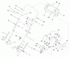 Toro 20487 (SR-21OSBB) - Super Recycler Mower, SR-21OSBB, 2000 (200000001-200999999) Ersatzteile HANDLE ASSEMBLY