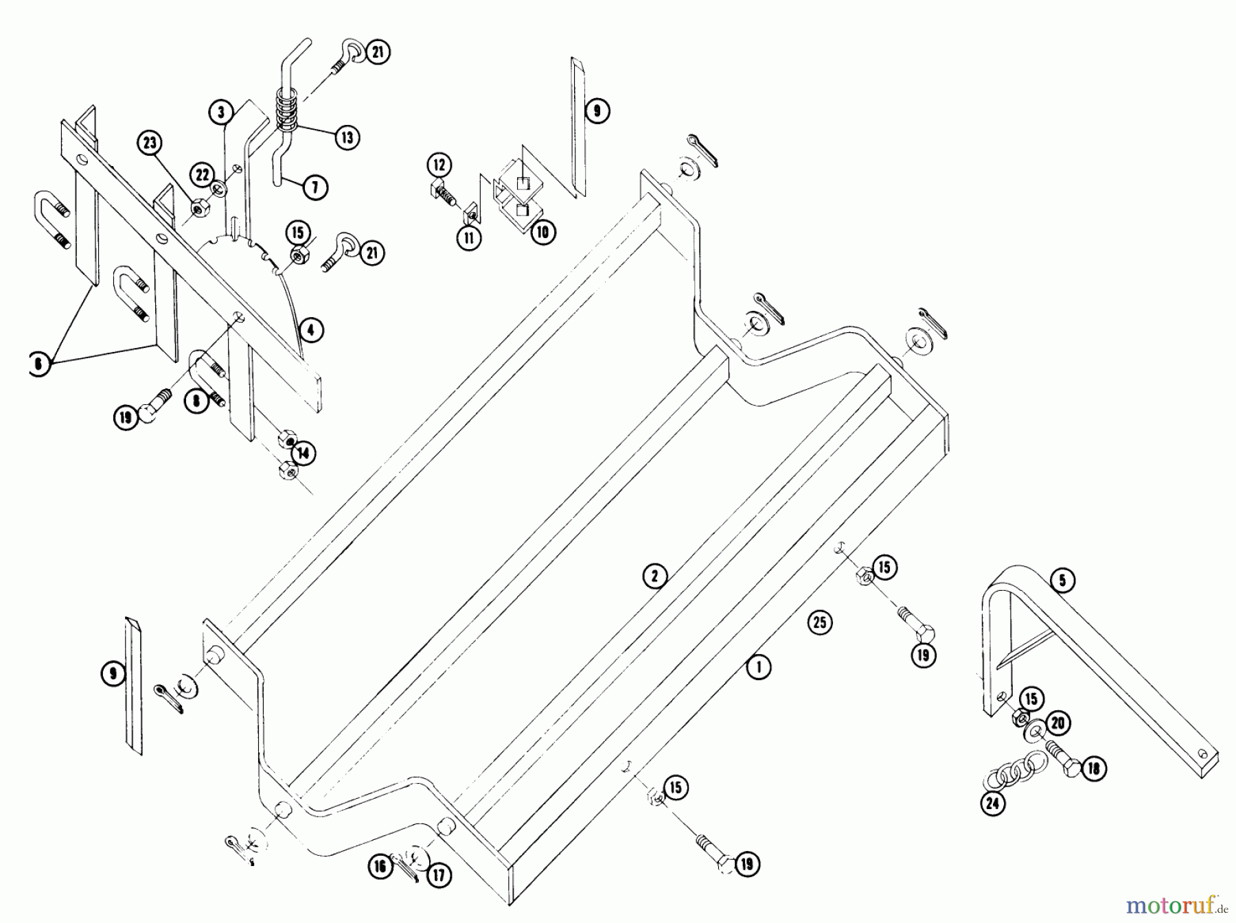 Toro Neu Accessories, Tiller/Cultivator 67-45HR01 - Toro 45