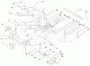 Toro 20488 (SR-21OSE) - Super Recycler Mower, SR-21OSE, 1998 (8900001-8999999) Ersatzteile HOUSING ASSEMBLY