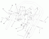 Toro 20490 (V-21SB) - Vacu-Power Mower, V-21SB, 1998 (8900001-8999999) Ersatzteile HANDLE CONTROL ASSEMBLY