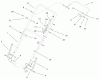 Toro 20493 (SR-21P) - Super Recycler Mower, SR-21P, 1998 (8900001-8999999) Ersatzteile HANDLE ASSEMBLY