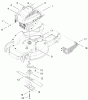 Toro 20494 (SR-21S) - Super Recycler Mower, SR-21S, 1998 (8900001-8999999) Ersatzteile ENGINE & BLADE ASSEMBLY