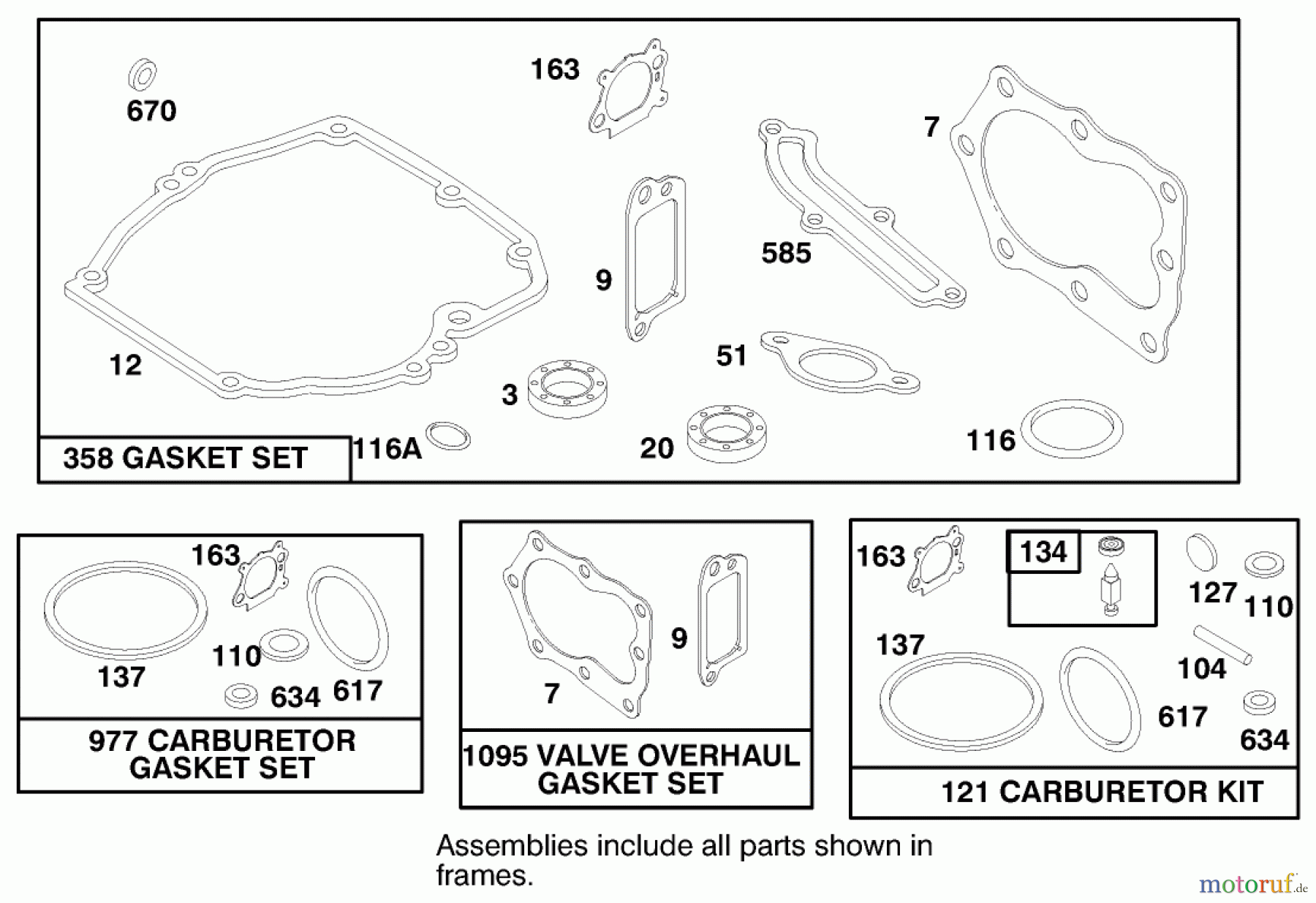 Toro Neu Mowers, Walk-Behind Seite 1 20494 (SR-21S) - Toro Super Recycler Mower, SR-21S, 1998 (8900001-8999999) ENGINE BRIGGS & STRATTON MODEL 12H802-1758-E1 #9