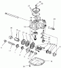 Toro 20494 (SR-21S) - Super Recycler Mower, SR-21S, 1998 (8900001-8999999) Ersatzteile GEAR CASE ASSEMBLY