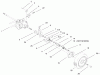 Toro 20494 (SR-21S) - Super Recycler Mower, SR-21S, 1998 (8900001-8999999) Ersatzteile REAR AXLE ASSEMBLY