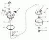 Toro 20696 - Lawnmower, 1976 (6000001-7999999) Ersatzteile CARBURETOR NO. 631831