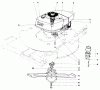 Toro 20696 - Lawnmower, 1976 (6000001-7999999) Ersatzteile ENGINE ASSEMBLY (MODEL 20506)