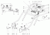 Toro 20696 - Lawnmower, 1976 (6000001-7999999) Ersatzteile HANDLE ASSEMBLY (MODEL 20696)