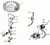 Toro 20696 - Lawnmower, 1976 (6000001-7999999) Ersatzteile MAGNETO NO. 610755