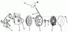 Toro 20696 - Lawnmower, 1976 (6000001-7999999) Ersatzteile REWIND STARTER NO. 590519