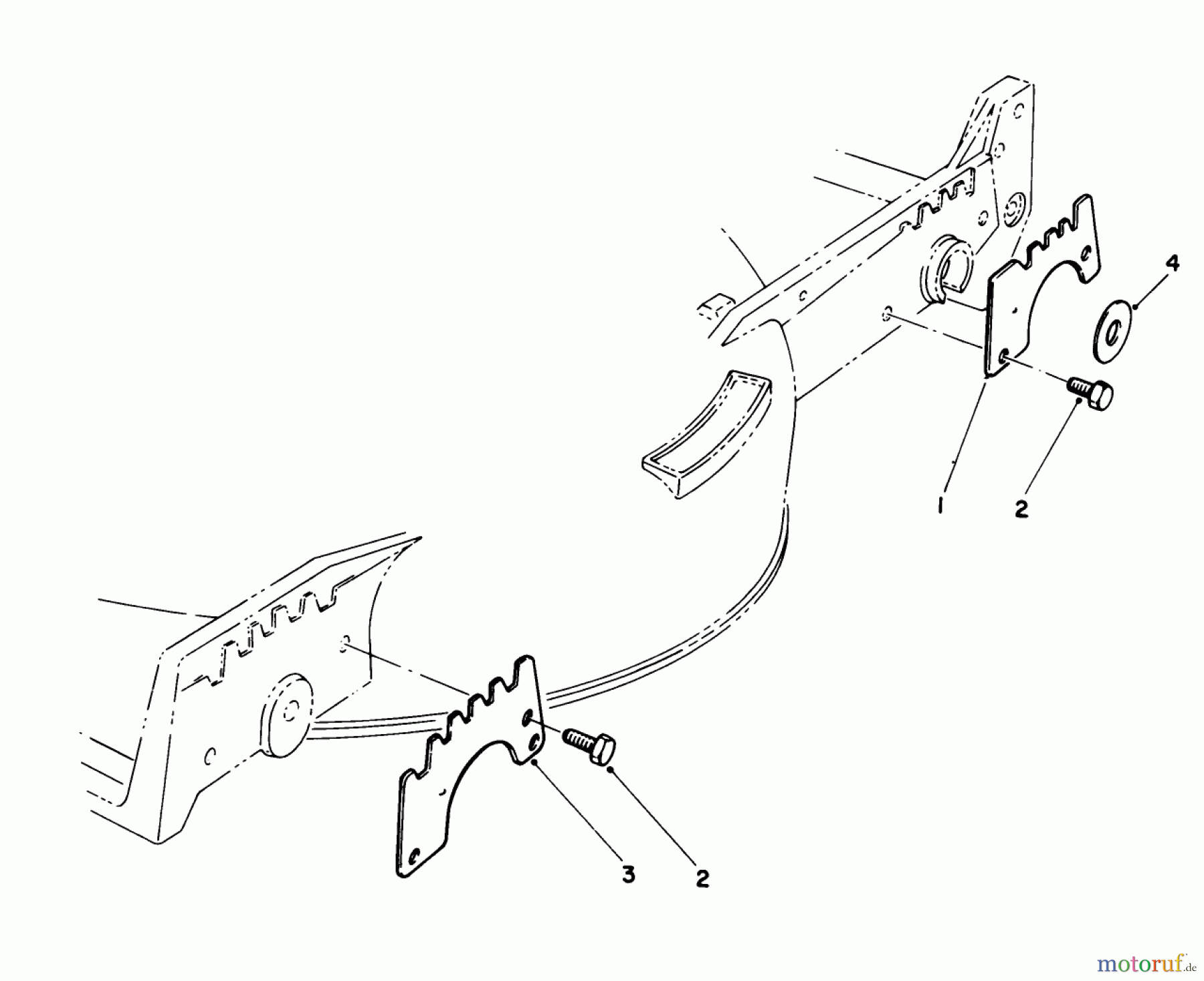 Toro Neu Mowers, Walk-Behind Seite 1 20511 - Toro Lawnmower, 1989 (9000001-9999999) WEAR PLATE KIT MODEL NO. 49-4080 (OPTIONAL)