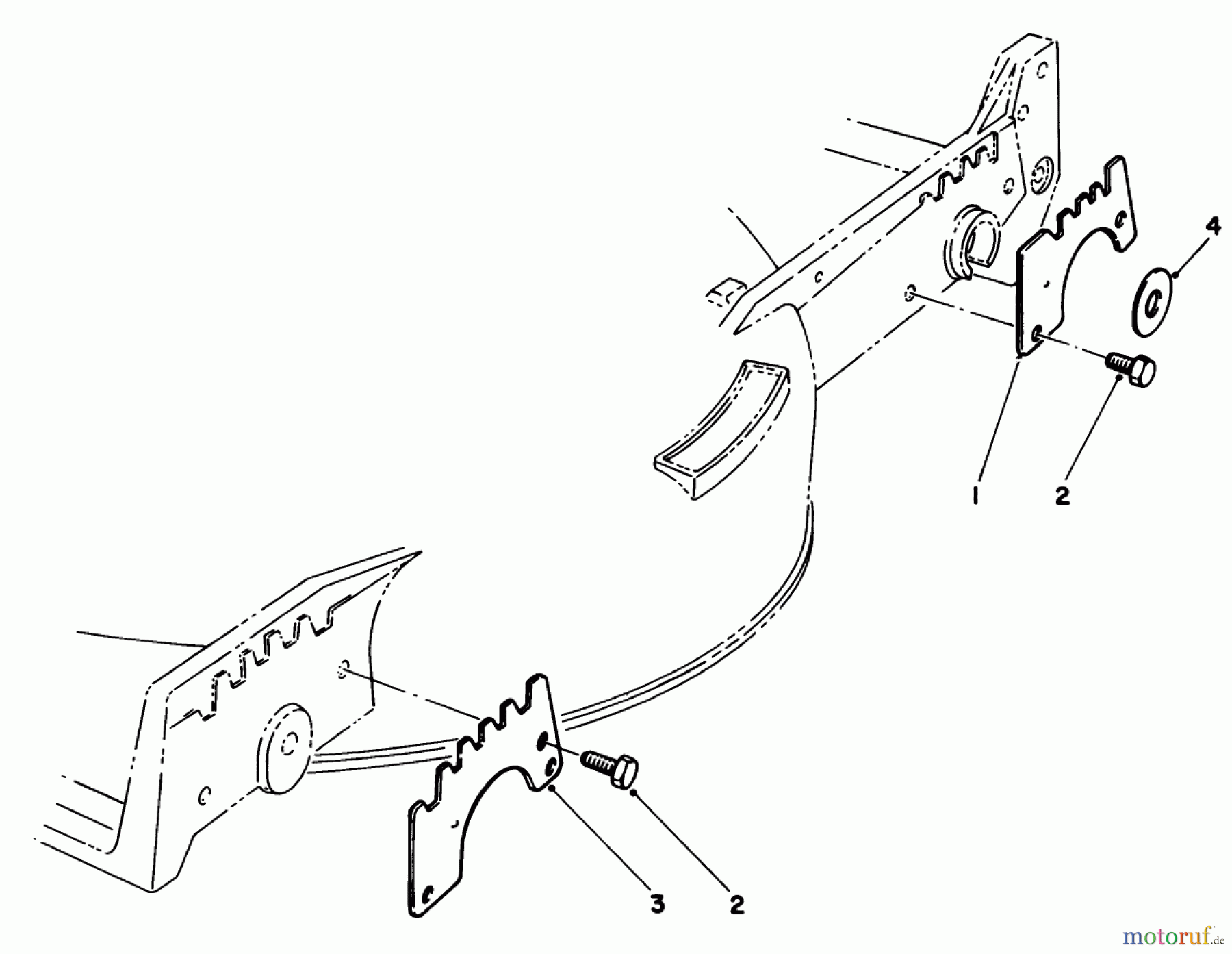 Toro Neu Mowers, Walk-Behind Seite 1 20522C - Toro Lawnmower, 1986 (6000001-6999999) WEAR PLATE KIT NO. 49-4080 (OPTIONAL)