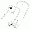 Toro 20526 - Lawnmower, 1987 (7000001-7999999) Ersatzteile HANDLE ASSEMBLY