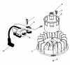 Toro 20526 - Lawnmower, 1987 (7000001-7999999) Ersatzteile MAGNETO & FLYWHEEL ASSEMBLY (MODEL NO. VMG6)