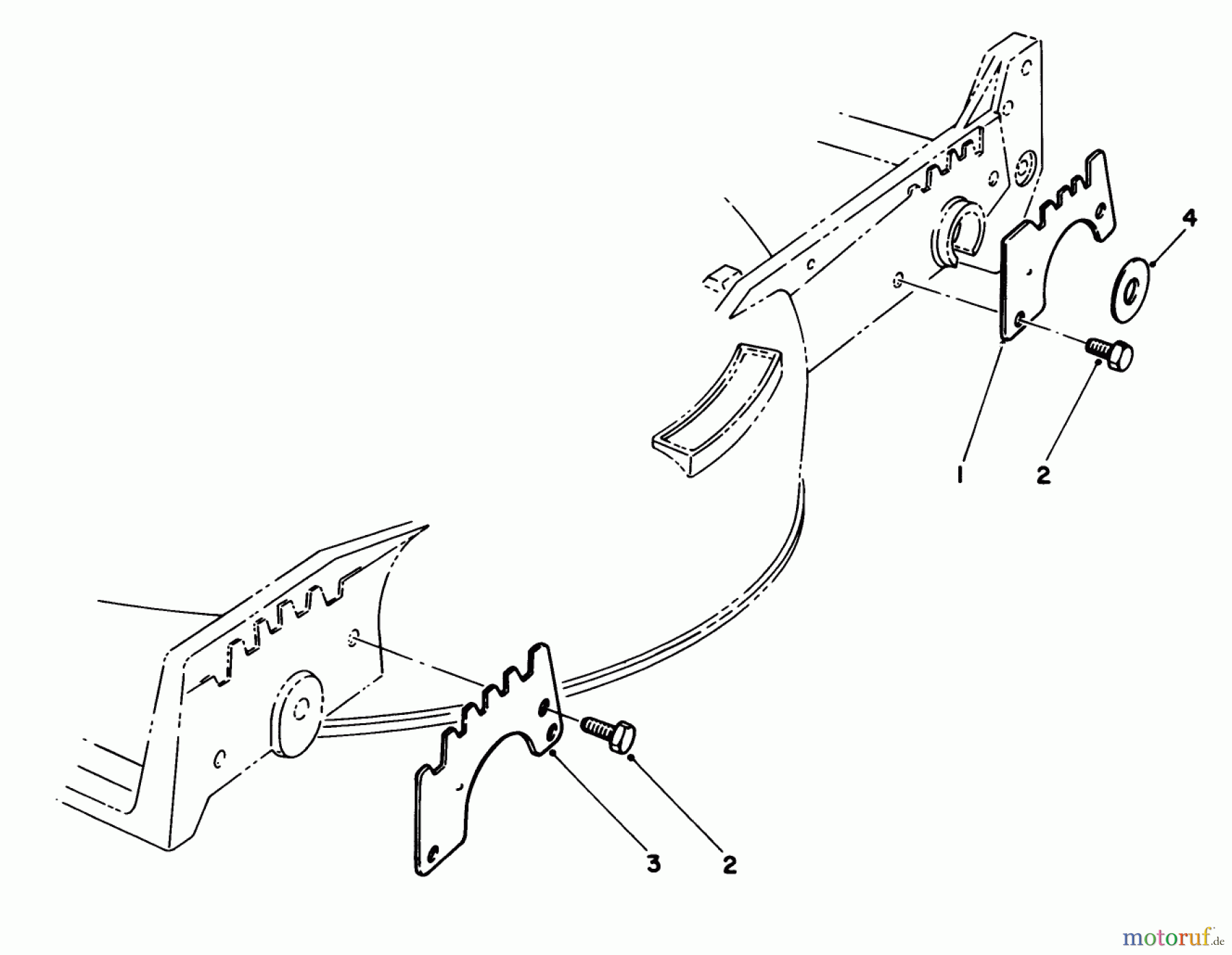 Toro Neu Mowers, Walk-Behind Seite 1 20526 - Toro Lawnmower, 1987 (7000001-7999999) WEAR PLATE KIT NO. 49-4080 (OPTIONAL)