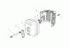 Toro 20526 - Lawnmower, 1988 (8000001-8999999) Ersatzteile MUFFLER ASSEMBLY (MODEL NO. VMH7)