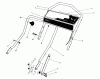 Toro 20526C - Lawnmower, 1988 (8000001-8999999) Ersatzteile CONTROL PANEL HANDLE ASSEMBLY