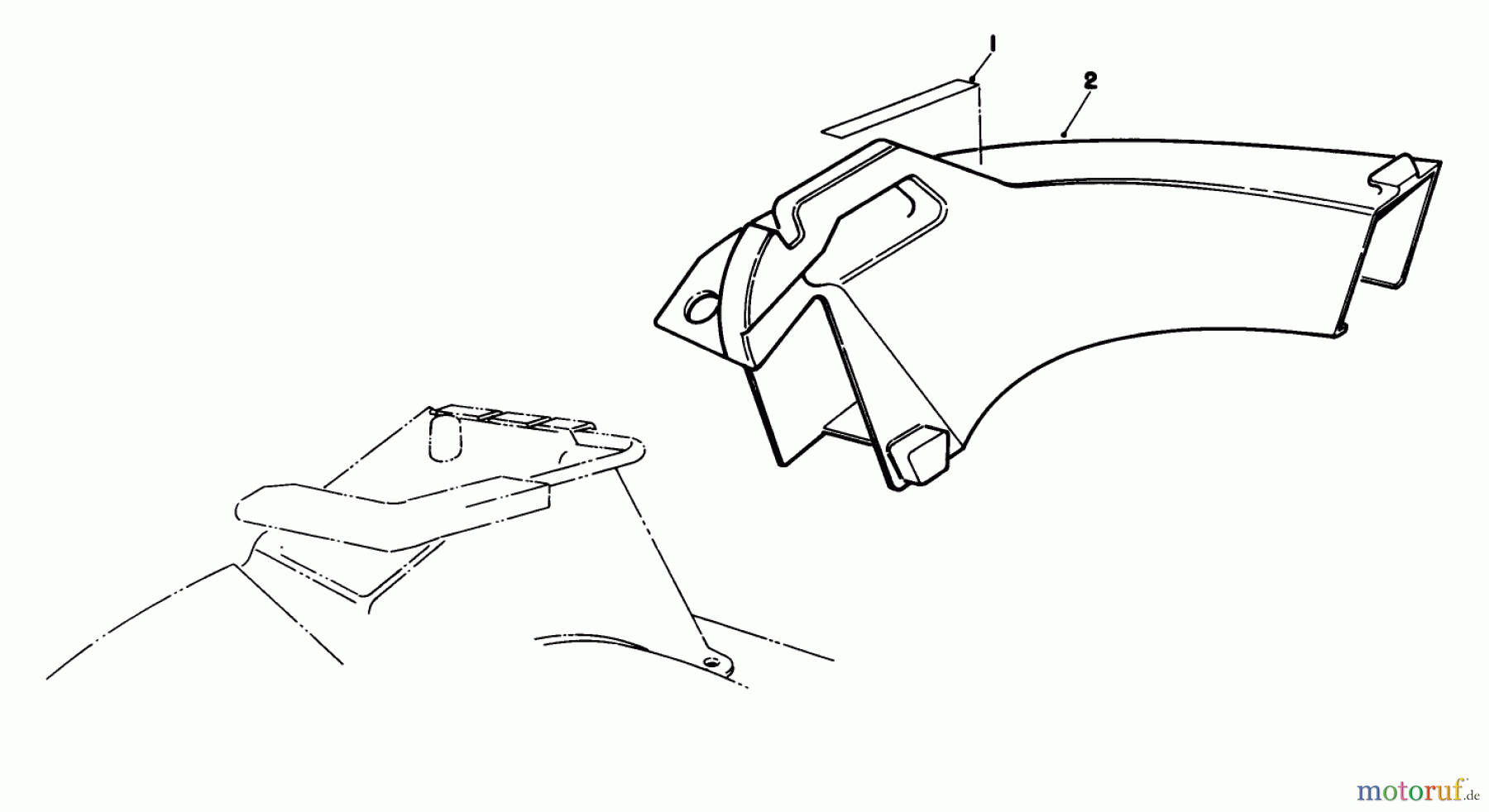 Toro Neu Mowers, Walk-Behind Seite 1 20531 - Toro Lawnmower, 1988 (8000001-8999999) SIDE DISCHARGE CHUTE MODEL NO. 59168 (OPTIONAL)