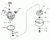 Toro 20550 - Lawnmower, 1975 (5000001-5999999) Ersatzteile CARBURETOR NO. 631831