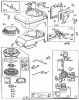 Toro 20561 - Lawnmower, 1990 (0000001-0999999) Ersatzteile ENGINE MODEL NO. 124702-3115-01