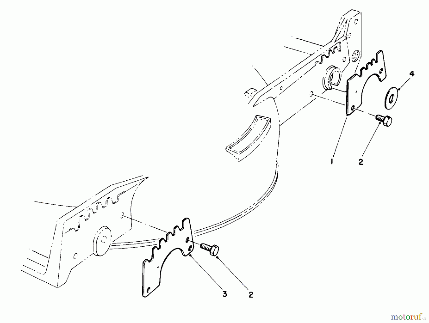 Toro Neu Mowers, Walk-Behind Seite 1 20561 - Toro Lawnmower, 1990 (0000001-0999999) WEAR PLATE MODEL NO. 49-4080 (OPTIONAL)
