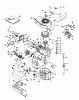 Toro 20562 - Lawnmower, 1976 (6000001-6999999) Ersatzteile ENGINE TECUMSEH MODEL NO. TNT 100-10045