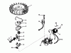 Toro 20562 - Lawnmower, 1976 (6000001-6999999) Ersatzteile MAGNETO NO. 610793