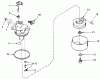 Toro 20673 - Lawnmower, 1977 (7000001-7999999) Ersatzteile CARBURETOR NO. 631784A (MODELS 20562 AND 20673)