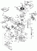 Toro 20673 - Lawnmower, 1977 (7000001-7999999) Ersatzteile ENGINE TECUMSEH MODEL NO. TNT 100-10049A (MODEL NO. 20562)