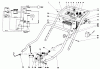 Toro 20673 - Lawnmower, 1977 (7000001-7999999) Ersatzteile HANDLE ASSEMBLY (MODEL NO. 20673)