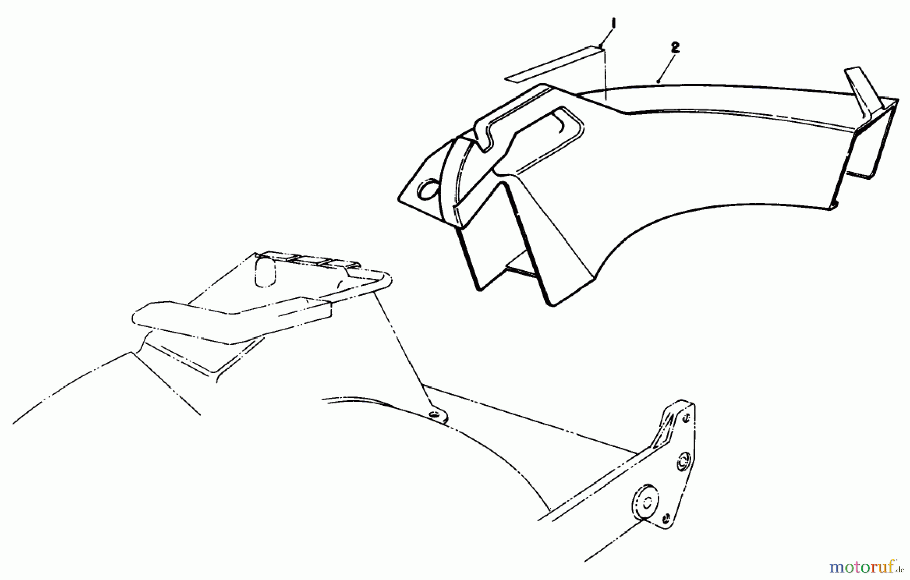 Toro Neu Mowers, Walk-Behind Seite 1 20563 - Toro Lawnmower, 1990 (0000001-0999999) SIDE DISCHARGE CHUTE MODEL NO 59168 (OPTIONAL)